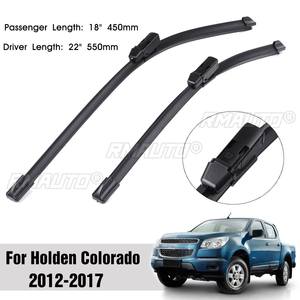 2 escobillas limpiaparabrisas delanteras de 22 y 18 pulgadas para Holden Colorado (RG) UTE 2012 2013 2014 2015 2016 2017 - Product Image 1