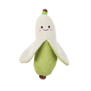 Juguetes interactivos de peluche para perros, transfronterizos, con sonido, serie terapéutica de vegetales, para compañía, diversión y limpieza dental - Product Image 4