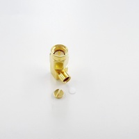 Conector Coaxial RF SMA Macho de 50 ohmios en Ángulo Recto para Cable de 0.141''