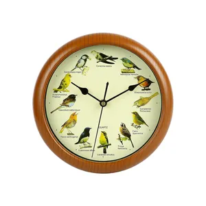 Factory Direct Hot Sale 10 Inch Round Wall Clock <strong>Cuckoo</strong> Bird <strong>Call</strong> With Music Modern Vintage Quartz Design For Living Room Needle - Product Image 1