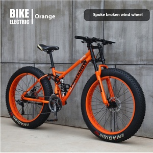Bicicletta da Montagna in Lega di Alluminio da 26 Pollici, Pneumatici Larghi, Freni a Disco, Telaio Ammortizzato - Product Image 2