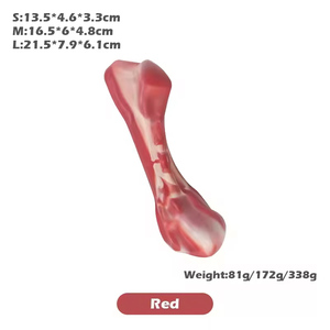 Jouet à mâcher pour chien indestructible en nylon robuste, texture marbrée de bœuf véritable, sans éclats, pour chiens de taille moyenne et grande, pour le nettoyage des dents - Product Image 6