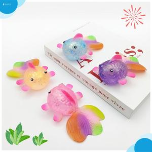 New Arrival Colorful Maltose Fish Super Soft Slow Rebound Stretch and <b>Squeeze</b> Stress Relief Squishy Toy for Kids Boys and Girls - Product Image 3