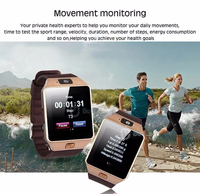 Reloj Inteligente Genérico Genuino DZ09 W34 T500 W26 V8 Dz 09 Smartwatch con Ranura para Tarjeta Sim y Cámara Electrónico Original 2022
