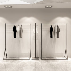 Di Fascia alta di <span class=keywords><strong>Prezzi</strong></span> di Fabbrica Da Parete In Ferro Nero Boutique Vestiti Scaffale Espositore <span class=keywords><strong>Per</strong></span> Negozio di Abbigliamento - Product Image 2