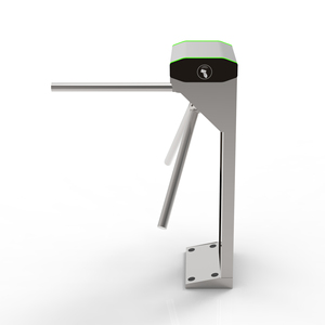 Hệ thống kiểm soát truy cập Cổng An Ninh Nhận dạng khuôn mặt chải SUS 304 chuyển động bán tự động loại cột chân máy cổng quay - Product Image 3