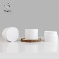 Vente en gros de pots cosmétiques en plastique blanc vides de 50/80/100/120/150/200/250 ml pour la crème, contenants d'emballage cosmétique