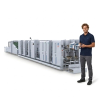JK-1416 Machine à coller et à coudre intégrée à commande servo complète pour boîtes en carton ondulé lourdes à 3-5 couches