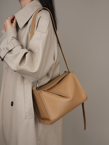 New Arrivals Genuine Leather Women's Cowhide Handbags <b>Pillow</b> Bags Purses Long Shoulder/Crossbody Strap Fashion Dress Trendy - Product Image 3
