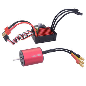 มอเตอร์ดีซีแบบไร้แปรงถ่าน KK แรงบิดสูง กันน้ำ พร้อม ESC 25A&35A 500W 60000RPM สำหรับรถบังคับวิทยุขนาด 1/14~1/24 เรือบังคับ และโดรน - Product Image 1