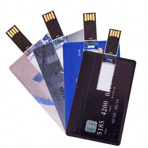 Memoria USB 2.0 de 8GB-1TB con Impresión de Serigrafía a Todo Color, Diseño Clásico de Tarjeta de Visita, Portátil, Popular para Publicidad, Garantía de 1 Año - Product Image 1