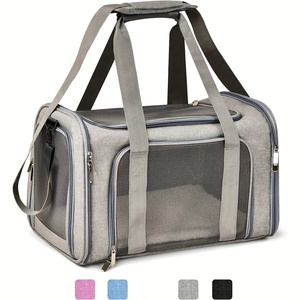 Haustiertransporttasche Bestseller Hochwertige Langlebige Erweiterbare Fluggesellschaft-Zugelassene Katzentasche Tiertransportkäfig für Reisen - Product Image 1