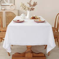 Fabricant de serviettes et de nappes en lin naturel personnalisé en usine Linge de table damassé Serviettes de mariage Torchon en lin