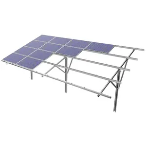 太阳能电池板安装系统地面安装太阳能支架单极安装