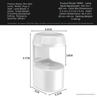 Lámpara de Uñas LED UV de Alta Potencia de 36 W con Logotipo Personalizable ZHI JIA, Secado Rápido, Diseño Mini Portátil, Compatible con Color de Alta Calidad