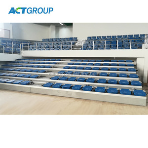 <span class=keywords><strong>Tribune</strong></span> de sport d'intérieur à entraînement motorisé, gradins télescopiques escamotables pour spectateurs - Product Image 4