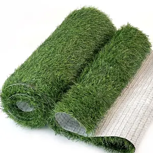 UV Resistant Natural Garden Landscape Turf Artificial Grass Synthetic Grass Green Rug Cesped Artificial Grass Carpet