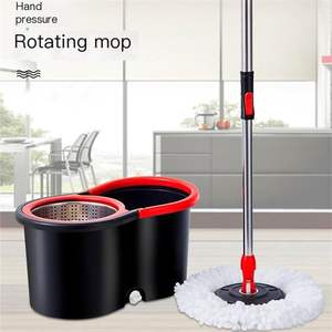 En gros : Ensemble de nettoyage pour salle de bain avec balai magique rotatif à 360° et seau, et balai de plafond en plastique - Product Image 6