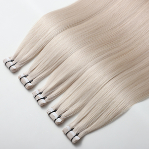 2025 Luxus Double Drawn Haarverlängerung mit Intakter Schuppenschicht, Unsichtbare Tape-in Extensions aus Aschblondem Russischem Echthaar, Original Virgin Remy Haar - Product Image 2