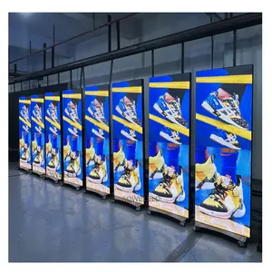 New Arrival Floor Standing Poster LED Display Indoor Outdoor Waterproof Custom Led Digital Commercial Poster