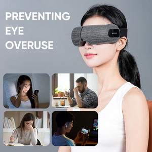 Mesin pemijat mata pemanas pintar, instrumen terapi perawatan mata getaran tekanan udara portabel lipat - Product Image 4