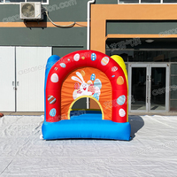 Videur gonflable amusant de cour personnalisable avec piscine château de trampoline gonflable d'Halloween maison de rebond d'événement pour enfants