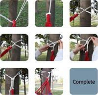 Woqi – lit hamac de camping pliable pour 2 personnes, mobilier d'extérieur brésilien à rayures colorées