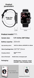 Montre connectée de fitness avec plus de 50 modes sportifs, longue autonomie de la batterie, compteur de pas et suivi du sommeil pour Android <span class=keywords><strong>IOS</strong></span> - Product Image 3