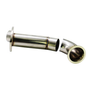 2 इंच 51 मिमी इलेक्ट्रिक वाई-पाइप स्टेनलेस निकास कटआउट डंप वाल्व/स्विच मैनुअल नियंत्रण - Product Image 2