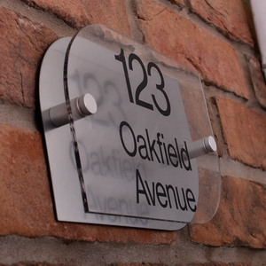 <strong>Door</strong> Number <strong>Plate</strong> for Hotel ADA Signage Office <strong>Front</strong> <strong>Door</strong> <strong>Name</strong> <strong>Plates</strong> Room Plaque Wall Sign - Product Image 3