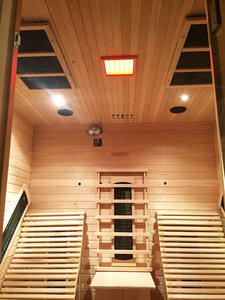 Sauna infrarouge à spectre complet en acrylique avec panneau de commande d'<span class=keywords><strong>ordinateur</strong></span> Luxe moderne à deux lits - Product Image 6