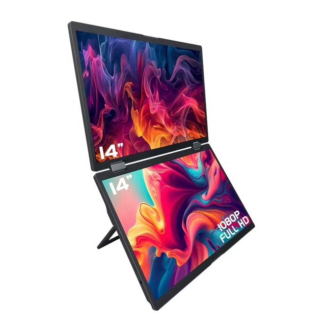 Costom 14 15 15.6 16 18.5 Inch Dual Usb-c Portable Monitor 14-inch Extended Laptop Screen Dual Portable Laptop Monitor