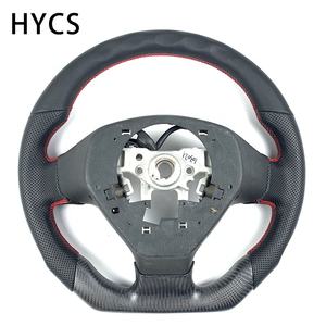 Volante de fibra de carbono para <span class=keywords><strong>Subaru</strong></span> WRX <span class=keywords><strong>STI</strong></span>, volante para Interior de coche de carreras, JDM, mate, auténtico, gran oferta - Product Image 4