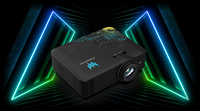 Projecteur portable Acer GM712 UHD 4K 4000 ANSI Lumens, faible latence, correction automatique de la distorsion trapézoïdale, zoom optique 1,3x, projecteur pour home cinéma