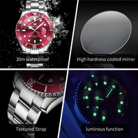 Montre Homme Quartz Classique Luxe Olevs 5885, Vente Chaude, Style Sport Mode Étanche Personnalisé OEM avec Logo