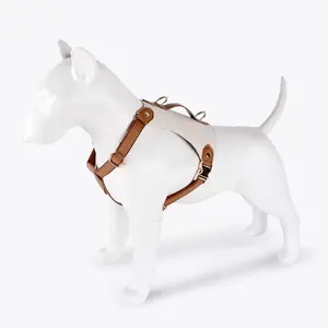 Halsbanden Voor Huisdieren En Harnas Set Luxe Leren Hondentuig En Leiband - Product Image 4