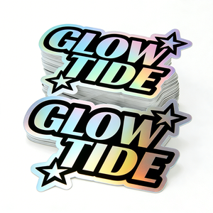 Autocollant décoratif personnalisé TEDDY pour enfants, autocollants imperméables avec logo de dessin animé, autocollants découpés pour café et crème glacée - Product Image 6