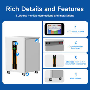 Sistema Completo de Energía Solar de <span class=keywords><strong>1kw</strong></span> a 10kw con Almacenamiento de Baterías de Litio, Híbrido Eólico y Solar para el Hogar - Product Image 4