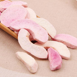 Pepinos de durazno liofilizados al por mayor sin azúcar añadido, fruta a granel para té, repostería o aperitivos - Product Image 3