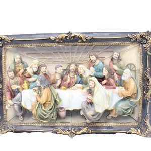 Catholique Religieux Dernier Dîner Statue Suspendus Nativité Ensemble En Gros Résine Décoration De La Maison Écologique Europe Xiamen Figurine - Product Image 1