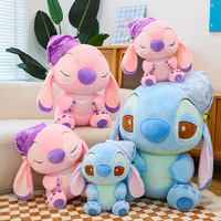 Coussin en peluche doux et créatif en forme de Stitch, idéal pour la décoration de fête ou comme cadeau, vente en gros