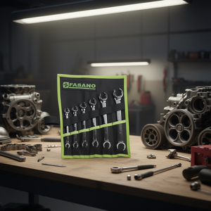 Fasano <b>Tools</b> 6-Piece Metric Combination Wrench Set With <b>Roll</b>-Up Storage Case For Automotive And Mechanical Use - Product Image 3