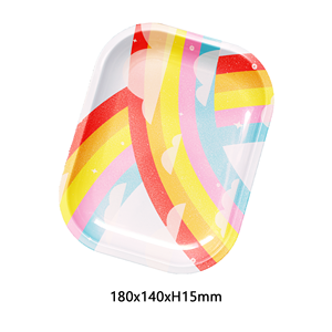 Wholesale OEM/ODM Manufacturer Personalized Metal Tobacco <b>Rolling</b> Tray Food Grade Herb Tinplate Smoke Tin <b>Rolling</b> Tray - Product Image 1