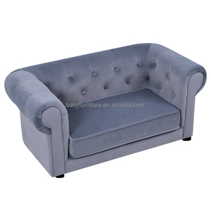 Lujo hecho a mano mascota Perrera de felpa cuatro estaciones universal mascota cama de madera perro sofá cama interior muebles para mascotas al por mayor cama para perro - Product Image 6