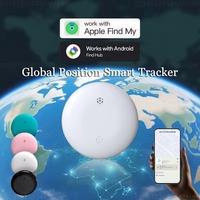 Pelacak Air 2-in-1 untuk iOS & Android - Tag Pintar Sistem Ganda Pencari Bluetooth Kompatibel dengan Apple Find My & Android Find Hub