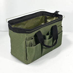 Garden Tool Storage Bag Multi-pocket Large Capacity Tool Duffle Bag Waterproof Zipper Closure Gardening Kit - Product Image 2