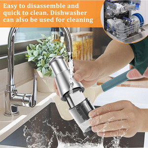 Toptan sıcak mutfak manuel preslenmiş kıyıcı çok fonksiyonlu ayrılabilir paslanmaz çelik gıda manuel preslenmiş sarımsak kıyıcı aracı - Product Image 5