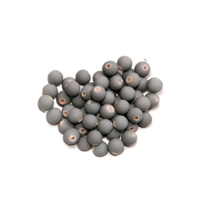 Perline Rotonde Grigie ILAN da 8mm per Creazione di Gioielli - Product Image 2