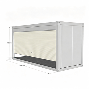 <span class=keywords><strong>Casa</strong></span> Contenedor Expandible de Acero Prefabricada, Moderna y Personalizada, de Montaje Rápido, Modular, Portátil, para Exteriores, Tipo Garaje - Product Image 4
