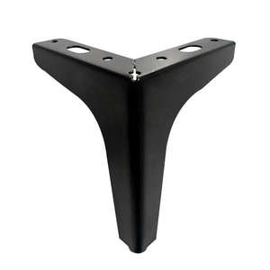 Patas de Sofá en Forma de L de Hierro Metálico Resistente de Diseño Moderno, Patas para Muebles de Mesa de Comedor para Sala de Estar de Hotel, Fácil Instalación - Product Image 2
